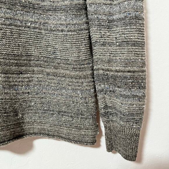 Billy Reid Men’s Textured Wool Blend Henley Sweater Size S Gray Made in Italy - Picture 6 of 12